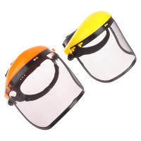 Casco De Seguridad Para Jardín Con Máscara Protectora De Red Completa Para Trimmer De Grama Protección Forestal Y Madera - details 7