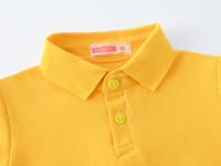 Camisa Polo Para Niños Diseño Clásico Casual Estirado Levemente Ropa Infantil Para Primavera Verano Interior Exterior - details 3