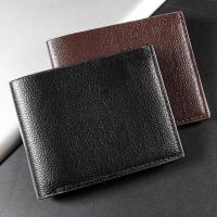 Cartera de hombre Cartera de cuero para hombre negra - details 0