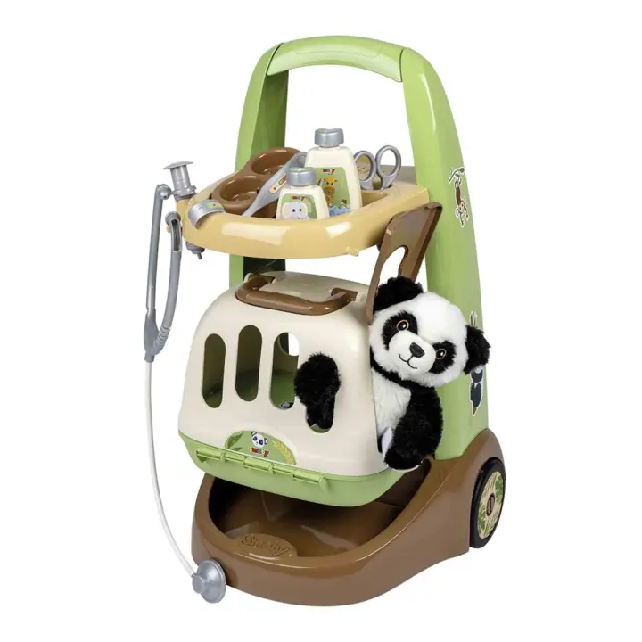 Trolley primeros auxilios para peluche Cuidado Animal 38,9x59,4x19,8 cm (Smoby 7600340405) - 1