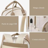 Mochipa para Orden portáil para Mujer, mochila de viaje impermeable de 15,6 pulgadas para Mujer - details 1
