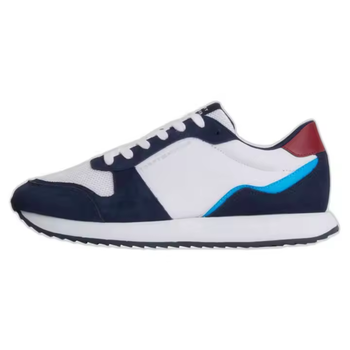 Zapatillas Tommy Hilfiger Runner Evo Mix para hombre en color blanco - 1