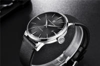 Reloj Mecánico PAGANI DESIGN Para Hombre Resistente Al Agua De Acero Inoxidable Deportivo Y De Moda Con Display Sin Números Corona a Prueba De Agua Y Cierre Push Button Hidden Clasp - details 21