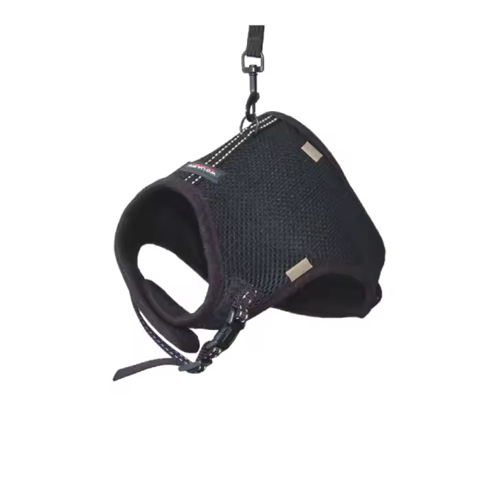 WOUAPY ARNES para Gatos SOFT NEGRO + CORREA  Pack de Arnés y Correa para GATO - 1