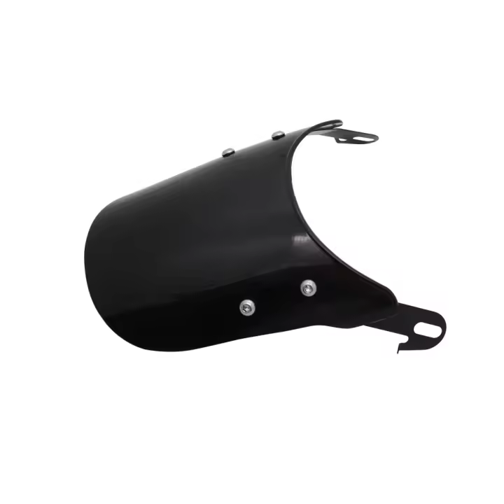 Kit De Montaje De Faro Retro Para Motocicleta Universal 5-7 Pulgadas Con Parabrisas Adecuado Para Cafe Racer Lámpara De Manillar Y Carenado - 1