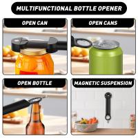 Abrigo De Botellas Y Lata Multifuncional Retráctil Magnético Para Cocina Gadgets Para Manos Débiles Y Senores Con Artritis - details 6