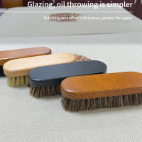 Cepillo De Cuidado Y Limpieza Para Manillar Y Zapatos De Piel Con Pelo De Caballo Y Madera Herramienta De Detalles Para Coche - details 10