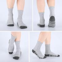 6 Pares De Calcetines Deportivos Largos Para Hombre Comprimidos Transpirables Para Baloncesto Y Correr Talla Grande 38-46 Blanco/ Negro - details 3
