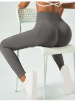 Pantalones De Yoga De Cintura Alta Para Mujer Sportwear Transpirable Leggings De Gimnasio Levantamiento De Glúteos Tights Deportivos - details 16
