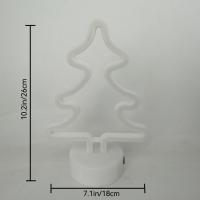 Luz De Neón De Árbol De Navidad Verde Para Escritorio Decoración LED Fuentes De Alimentación Por Batería O USB Decoración De Habitación Barra Fiesta Estilo Moderno - details 1
