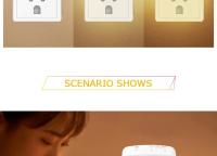 Lámpara Nocturna LED Con Sensor De Movimiento EU US Plug Para Dormitorio Toilet Hallway Kitchen Luz Nocturna Dimmerable Para Niños - details 11