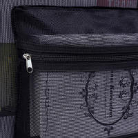 Mochila De Moda Para Mujer Transparente Y Ligera Malla Pesada Para Niños Y Niñas Negro Bolsa De Hombro De Viaje - details 11
