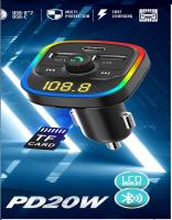 ANSTY Cargador Coche Pantalla LED Manos Libres 3 USB (2 USB +1 PD) MODEL (CAR-020) - details 0