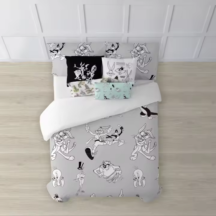 BL Belum Funda Nórdica con Botones 100% Algodón Looney BN - Suavidad Garantizada - 1