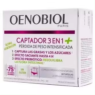 Oenobiol Captador Plus 3 en 1 Plus 60 cápsulas - 1