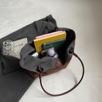 Bolso De Hombro De Seda Sintética Con Cierre Magnético Bolso De Mano Casual Para Otoño E Invierno Color Sólido Bolsos Clásicos Para Comunicación Diaria - details 21