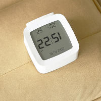 LED Digital Despertadores interiores with Pantalla de temperature y humedad para niños Blanco W - details 3