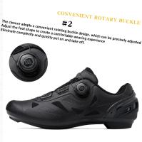 Nuevos Zapatos De Ciclismo Unisex Cómodos Y Ligeros Para Hombres Zapatillas De Montaña Y Carretera Transpirables Con Cierre De Zip - details 5