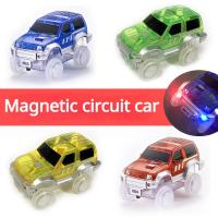Coche De Rail DIY De Alta Velocidad Con Luz Eléctrica Juguetes Educativos Para Niños Material ABS Batería AA No Incluida - details 27