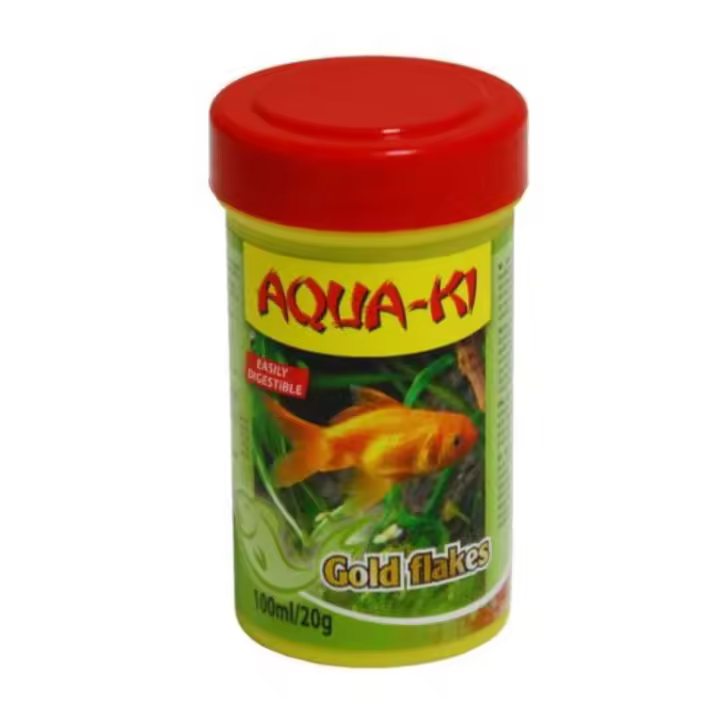 Aqua-Ki Gold Flakes - Alimento en Escamas para Peces de Agua Fría - Nutrición Completa - 1