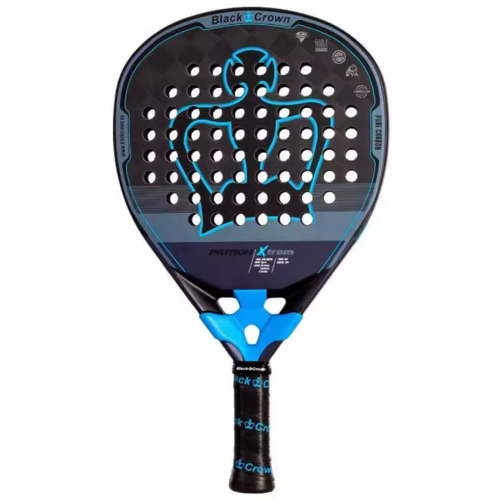 Pala de Pádel Pala Black Crown Patron Xtrem 2025 + 2 overgrips de regalo y bote de bolas - 1
