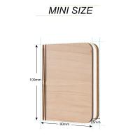 Lámpara De Mesa LED 3D Recargable Por USB Luz Nocturna De 3 Colores Plegable Creativa Con Imán Para Libros Iluminación Portátil - details 13