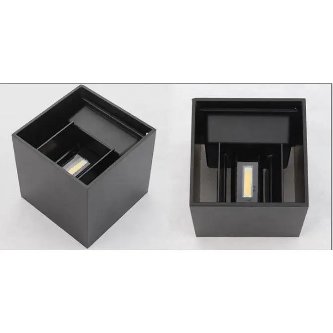 Aplique Exterior Cuadrado Mil Luces 12W IP65 960LM - Luz Neutra - Ángulo de Apertura Regulable - 1