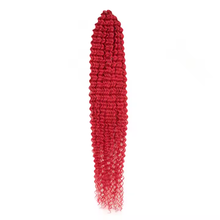 Cabello Sintético Enredado Largo 34 Pulgadas Natural Ombre Rojo Rubio Marrón Extensiones De Cabello Tejido Crochet Textura Rizada Y Enredada Suave Para Negras - 1
