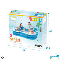 Piscina hinchable INTEX con asientos 229x229x66 cm - 990 l - details 6