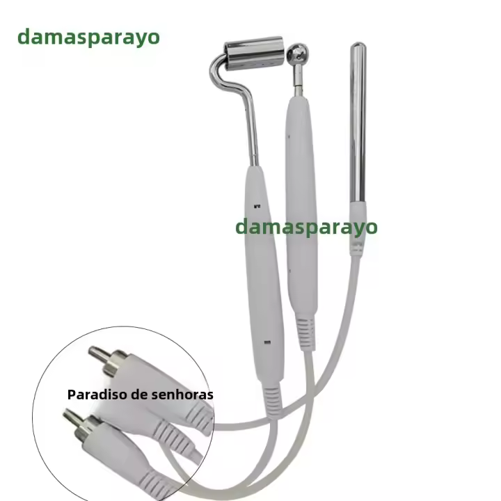 Accesorio Para Máquina De Firmación Y Blanqueamiento De Piel Galvanic Microcurrent Iontóforo Anti-Edad Masajeador De Cuidado De La Piel Pieza Única Material Plástico Y Acero - 1