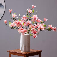 Artificial Magnolia Flower Touch Real Orquidea Para Decoración De Casamiento Fiesta En Casa Centro De Mesa De Comedor Flores Falsas - details 0