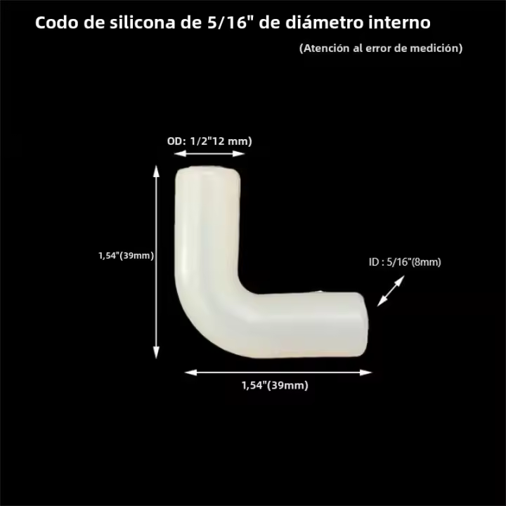 5pcs Conector De Tubo Rígido a Flexibles De Silicona Para Jardín Coupling De Goma Elástico Para Reparación De Tubos Y Rendijas En El Jardín - 1
