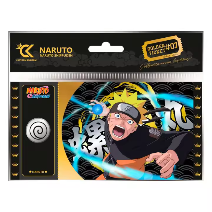 Golden Ticket Naruto Shippuden Naruto 07 Cartoon Kingdom     Frikimon - 1