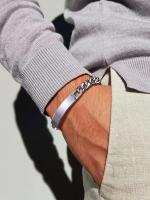 Pulseras para Hombres Pareja Enamorados Familia Compañeros, 21 cm Largo, para Mujeres Hombres - details 0
