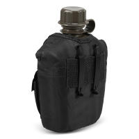 Botella De Agua Para Camping Y Senderismo 1L Con Tapa Resistente Al Impacto Y Desgaste Material De Aluminio Negro Marrón Y Rojo Para Supervivencia En Exteriores - details 25
