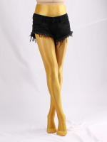 Medias Reflectantes De Aceite De Escenario Para Mujer Tights De Brillo Plateado Y Plateado Con Diseño De Pantimedias Sissy - details 11