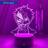 Lámpara Nocturna LED De Anime Bleach Con Máscara Para Decoración De Habitación De Niños Luz De Noche Para Regalos Para Niños Decoración De Estudio Luz 3D Incluye Bombillas - details 3