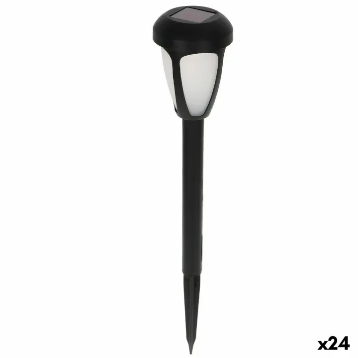 Set de estacas solares de jardín Aktive 12 Piezas Plástico 7 x 37 x 7 cm (24 Unidades) - 1