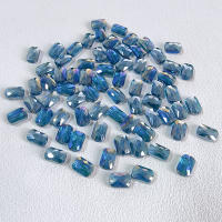 70pcs Accesorios De Joyería DIY 6x9mm Cuentas De Vidrio Cristal Porcelana Jade AB Para Vestido Zapatos Flores Material - details 8