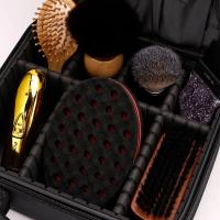 Caja De Maquillaje Profesional Para Mujer Organizador De Viaje Con Cierre De Cremallera Estuche De Cosméticos De Oxford Adecuado Para Pinceles Y Manicura - details 4
