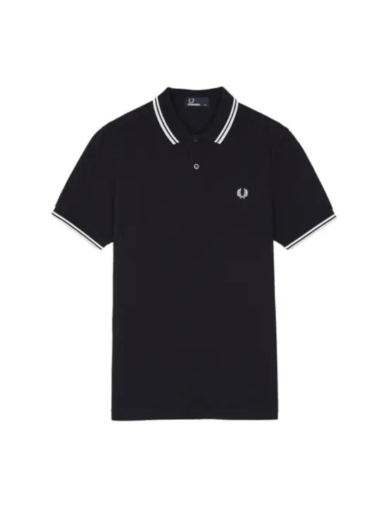 Polo Fred Perry Twin Tipped Hombre Marino - 1