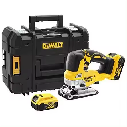 DEWALT DCS334P2-QW DCS334P2-QW-Sierra de Calar sin escobillas XR 18V, multicolor - 1