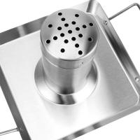 Pan De Pollo Asado En Acero Inoxidable Para Barbacoa Herramienta Desmontable Para Hornear Y Asar Carne Ideal Para Alimentos Al Aire Libre - details 2