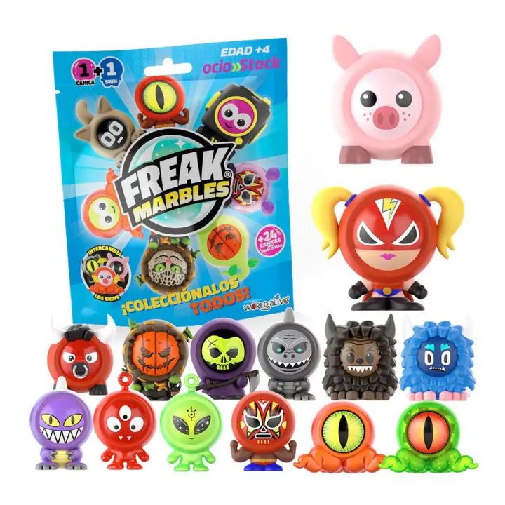 Bolsa sorpresa Canica + Skin Freak Marbles surtido - 1