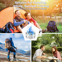 Mini Estufa De 40ml Con Ventilador De Acero Inoxidable Pequeño Y Aluminio Para Camping Y Senderismo Estufa Portátil De Sobrevivencia Sin Ignición - details 6