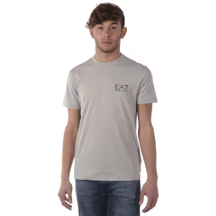 Emporio Armani EA7 Camiseta Algodon Hombre Gris Claro 3 ZPT51PJ30Z 3904 - 1