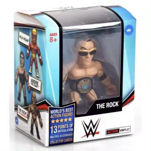 Loyal Subjects WWE Wave 2 The Rock Action Vinyl Figure | Figura de Acción Coleccionable WWE - Edición Limitada - 1