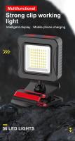 Lámpara De Clip LED Alta Brillante Luz Versátil De Trabajo Luz De Emergencia Luz Exterior Gran Salida De Energía Spot Portátil - details 0