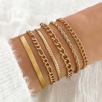 Juego De 11 Pulseras De Color Oro Punk Para Mujer Con Diseño De Corazón Y Cadena Cubana Pulsera Bohemia Moda Joyería Regalo - details 7