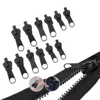 Kit De Reparación De Cremalleras Universal 6/36pcs Sliders De Cremallera Para DIY Accesorios De Costura Cremalleras Auto Bloqueables Ecológicas Impermeables Tamaños S M L - details 3